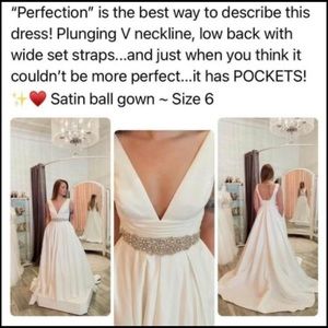 David’s Bridal wedding dress